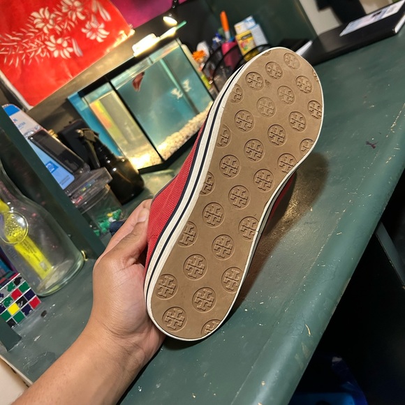 Red Tory Burch Pumps - Picture 2 of 10